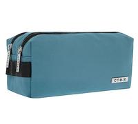 COMIX - Astuccio Scuola 2 ZIP Porta Cancelleria con Tirazip in Metallo Personalizzata - Astuccio Piccolo Portapenne Bambino e bambina per Medie e Elementari, 22x9HX7,5cm