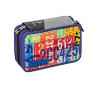 COMIX Astuccio Scuola 3 Zip Flash (Viola)