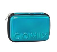 COMIX - Astuccio Scuola, Astuccio Maxi Zip per Bambini e Ragazzi, con Set Cancelleria Incluso, Cover Rigida con Maxi Logo in Rilievo e Tirazip in Metallo, 14,5 x 21h x 6,5 cm