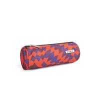 Comix - Astuccio Scuola Optical Rotondo Porta Cancelleria con Tirazip in Metallo - Astuccio Piccolo Portapenne Bambino Ideale per La Scuola Ragazzi e Bambini, 20x8x8Hcm