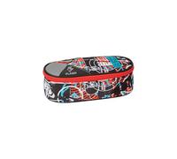 Comix Astuccio Scuola Ovale - Con Interno Organizzato Fash - Shake Skate, Multicolore