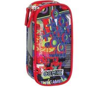 COMIX Astuccio scuola Portapenne Triple Flash Enjoy Genius 2024/25 ragazzi