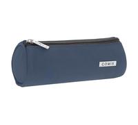 Comix - Astuccio Tombolino, Leggero e Compatto, Facile da Trasportare e Riporre nello Zaino o nella Borsa, Ideale per Scuola, Università e Lavoro, con Pratica Chiusura a Zip, 22x8Hx8 cm, Blu
