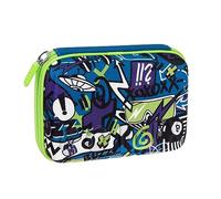 ASTUCCIO con 3 zip LYON WGF tre cerniere PANINI accessoriato TRIPLO materiale sc