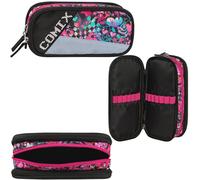 Comix Bright Hearts Girl Astuccio 3 Zip Triple 72263Gi