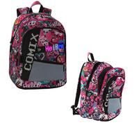 Comix Bright Hearts Girl Zaino Organizzato 3 Scomparti 72260Gi