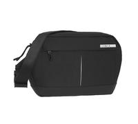 COMIX Campus Man - Marsupio, Vano Principale Chiuso Con Zip per Cellulare o Altri Oggetti, Pratica Tasca sul Retro con Chiusura a Zip, Tracolla Regolabile, 34x14,5Hx9 cm, Nero