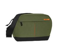 COMIX Campus Man - Marsupio, Vano Principale Chiuso Con Zip per Cellulare o Altri Oggetti, Pratica Tasca sul Retro con Chiusura a Zip, Tracolla Regolabile, 34x14,5Hx9 cm, Verde