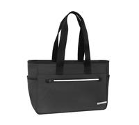 COMIX Campus - Shopper Porta PC, Tasca Imbottita per PC o Tablet 14'', Interno Organizzato, Tasca Frontale con Zip, 2 Tasche Laterali Aperte, Ideale per Lavoro e Tempo Libero, 38 x 26h x 13,5 cm, Nero