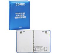 Comix Diario Agenda 13 Mesi Standard Wave Electric Blue 74139Eb