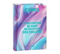 COMIX - Diario Mignon Plus Giornaliero 16 Mesi, Diario Scuola 2026-2026, con Copertina Rigida, Ideale per la Scuola Media e Superiore, 9x12.5h cm, Wave