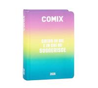 COMIX - Diario Mini Giornaliero 16 Mesi, Diario Scuola 2025-2026, con Copertina Rigida, Ideale per la Scuola Media e Superiore, 11x15.3h cm, Sunrise