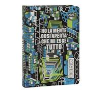 COMIX FLASH - Diario Giornaliero 13 Mesi, Diario Scuola 2024-2025, Ideale per Bambini e Ragazzi, con Copertina Rigida, Supporto Metallizzato e 448 Pagine, 13x17.8 cm, Rosso Flash