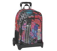 COMIX FLASH - Zaino Scuola Trolley per Bambini e Ragazzi, Maniglia Regolabile, Trolley Staccabile, Spallacci Imbottiti e Regolabili, 2 Scomparti Principali, Tasca Frontale, Chiusure A Zip, 34x52Hx22cm