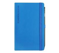 COMIX, Large - Agenda 2026 Settimanale 12 Mesi, Chiusura Con Elastico e Passante Elastico per Matita o Penna, Matita COMIX inclusa, Doppio Segnalibro - Cm 13x21h, Blu