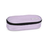 COMIX Lurex - Astuccio Ovale Organizzato per Bambini e Ragazzi, Ideale per Riporre la Cancelleria, con Pratica Chiurusa a Zip, Interno con Passanti Elastici ai Lati, 22x5Hx7 cm