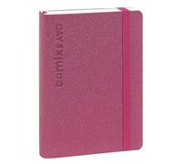 COMIX Luxury, Mini - Agenda 2024 Giornaliera 12 Mesi, Con Tasca a Soffietto Interna, Chiusura Con Elastisco, Doppio Segnalibro, 384 Pagine Interne, Formato cm 11x15,3hx3 - Rosa