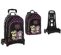 LYON Gamer+anna, Org. Staccabile New Zaino Organizzato Con Trolley Unisex Adulto, Nero, Taglia unica