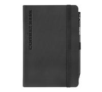 COMIX, Medium - Agenda 2026 Settimanale 12 Mesi, Chiusura con Elastico, Passante Elastico per Matita o Penna, Con Matita COMIX Inclusa, Doppio Segnalibro, 192 Pagine - cm 10,7x15,9h, Nero