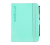 COMIX, Mignon - Agenda 2026 Giornaliera 12 Mesi, Chiusura Con Elastico e Passante Elastico per Matita o Penna, Matita COMIX Inclusa, Doppio Segnalibro - Cm 9x12,5, Tiffany