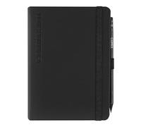 COMIX Mini - Agenda 2026, 12 mesi, Giornaliera, Con Passante Elastico Porta Matita o Penna, Chiusura Con Elastico e Segnalibro, Matita COMIX Inclusa, Cm 11x15,3h - Nero