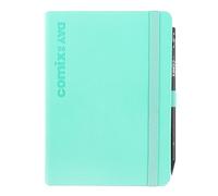 COMIX Mini - Agenda 2026, 12 mesi, Giornaliera, Con Passante Elastico Porta Matita o Penna, Chiusura Con Elastico e Segnalibro, Matita COMIX Inclusa, Cm 11x15,3h - Tiffany