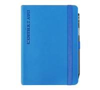 COMIX Mini - Agenda 2026, 12 mesi, Giornaliera, Con Passante Elastico Porta Matita o Penna, Chiusura Con Elastico e Segnalibro, Matita COMIX Inclusa, Cm 11x15,3h - Blu