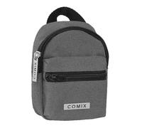 COMIX - Mini Zaino, con Chiusura Principale con Zip e Parapioggia, Tasca Frontale con Zip, Schienale Imbottito, Spallacci Regolabili e Imbottiti, Ideale per Università e Lavoro, 22 x 33H x 10 cm