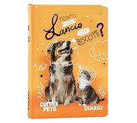 COMIX PETS - Diario Scuola, Agenda Giornaliera 12 Mesi per Bambini e Ragazzi, con Copertina Imbottita e 320 Pagine Colorate, Ideale per Scuola Elementare e Media, 13x17.8 cm