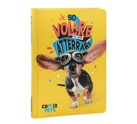 COMIX PETS - Diario Scuola, Diario Giornaliero 12 Mesi per Bambini e Ragazzi, con Copertina Imbottita e 320 Pagine Colorate, Ideale per Scuola Elementare e Media, 13x17.8 cm