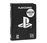 COMIX Playstation - Diario Giornaliero 16 Mesi 2025-2026, con Copertina Rigida, 592 Pagine con Stickers Adesivi e Contenti Esclusivi Playstation, Ideale per le Scuole Medie o Superiori, 12 x 16.5H cm