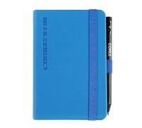 COMIX, Pocket - Agenda 2026 Settimanale 12 Mesi, Con Elastico e Passante Elastico per Matita o Penna, Inclusa Matita COMIX, Doppio Segnalibro - Cm 8x12h, Blu