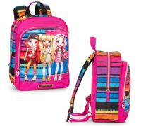RAINBOW HIGH - Zainetto Bambina Ufficiale Rainbow High, Ideale per Asilo e Tempo Libero, con Spallacci Imbottiti, Retro e Fondo Termoformati, con Pratiche Chiusure a Zip, 22 x 30H x 10 cm