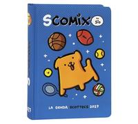 COMIX Scomix by Sio - Agenda Giornaliera 16 Mesi, Diario 2026-2027 per Scuola Elementare e Media, con Copertina Rigida e Colorata, 512 Pagine a Colori, per Bambini e Ragazzi, 12x16.5 cm