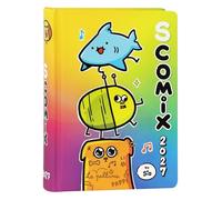 COMIX Scomix by Sio - Agenda Giornaliera 16 Mesi, Diario 2026-2027 per Scuola Elementare e Media, con Copertina Rigida e Colorata, 512 Pagine a Colori, per Bambini e Ragazzi, 12x16.5 cm