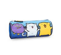 Comix Scomix by Sio - Astuccio Tombolino, Leggero e Compatto, Facile da Trasportare e Riporre nello Zaino o nella Borsa, Ideale per Scuola, con Pratica Chiusura a Zip, 22x8cm, Nero