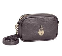 Comix Studs - Tracollina Donna, Con Catena in Oro Lucido, Tasca Esterna Chiusa Con Bottone, In Morbida Ecopelle, Metallerie con Finitura in Oro Lucido, Cm 18x11,5hx3 - Malva