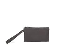 Comix U - Clutch Con Manico, Porta Tablet, Scomparto Per Penne, Cellulare E Cards, Chiusura Con Zip, Cm 31x21,5x6 - Marrone Scuro