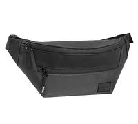 COMIX U - Marsupio, con Vano Principale, 2 Tasche Piatte sul Fronte e sul Retro, Pratiche Chiusure a Zip e Cintura Regolabile in Nastro, 29 x 15h x 8 cm, Nero