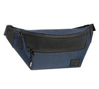 COMIX U - Marsupio, con Vano Principale, 2 Tasche Piatte sul Fronte e sul Retro, Pratiche Chiusure a Zip e Cintura Regolabile in Nastro, 29 x 15h x 8 cm, Nero