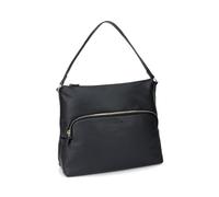 Comix U - Shoulder Bag, Porta PC O Tablet, Per Lavoro E Tempo Libero, In Ecopelle Granata, Chiusura Con Zip, Cm 35,5x30hx13 - Nero