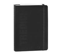 COMIX U YOURSELF - Agenda Giornaliera Mini 2025-2026, Diario 13 Mesi, con Copertina Morbida in PU, Elastico, Tasca a Soffietto Contenitiva e 384 Pagine, Ideale per Scuola e Università, 11x15.3cm, Nera