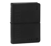 COMIX U YOURSELF - Agenda Giornaliera Mini 2026-2027, Diario 16 Mesi, con Copertina Morbida Termovirante, Elastico e 448 Pagine, ideale per la scuola e l'università 11x15.3 cm, Nero