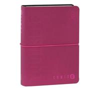 COMIX U YOURSELF - Agenda Giornaliera Mini 2026-2027, Diario 16 Mesi, con Copertina Morbida Termovirante, Elastico e 448 Pagine, ideale per la scuola e l'università 11x15.3 cm, Magenta