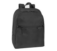 COMIX U - Zaino Porta PC Business con Tasca Imbottita per PC o Tablet 13'', 2 Tasche Laterali con Elastico, Tasca Frontale, Retro in Mesh, Fascia per Ancoraggio al Trolley, Idea Regalo, 38x26Hx13,5 cm
