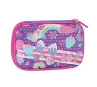 COMIX ULTRA BRIGHT - Astuccio Scuola, Astuccio Maxi Zip per Bambino e Bambina, con Set Cancelleria Incluso con Penna Cancellabile Blu e Rossa e Molto Altro, Cover Rigida e Tirazip, 14,5x6,5Hx21 cm