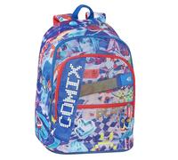 COMIX ULTRA BRIGHT - Zaino Scuola Pannello Scrittura Led Personalizzabile, 3 Ampi Scomparti, Tasca Frontale, Schienale e Fondo Termoformati, Spallacci Imbottiti e Regolabili, 32x43Hx23 cm, 31 L