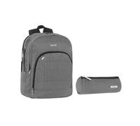 Comix - Zaino e Astuccio, Ideali per Scuola, Università e Lavoro, Comodi, Resistenti e Compatti, con Pratiche Chiusura a Zip