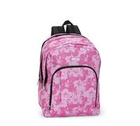 COMIX, ZAINO ORGANIZZATO ALLOVER HIBISCUS Unisex-Bambini e ragazzi, Rosa, Medio