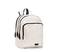 COMIX - Zaino Python White Scuola Media, Elementare e Superiore, con Schienale Imbottito e Rinforzato, Spallacci Regolabili e Vano Principale + Tasca Frontale con Zip, cm 32x21x43h, 31lt